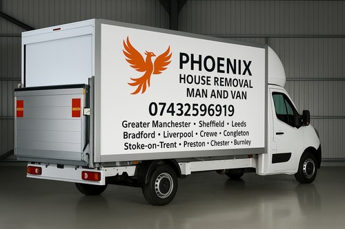 Man and van hire - van, house