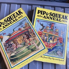 Pip And squeak Annuals 1932 and 1934