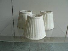 VTG Lamp Shades Clip-On Cream