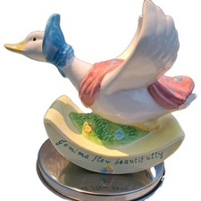 Vintage Beatrix Potter / Border Fine Arts / Enesco Moneybox "Jemima Puddle Duck"