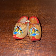 Mini Miniature wooden clogs