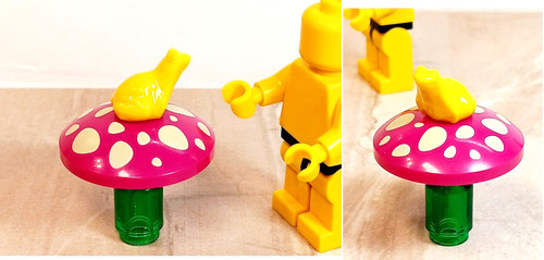 New lego big mushroom toad - new,