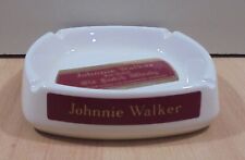 JOHNNIE WALKER SCOTCH WHISKY ADVERTISIGN VTG CERAMIC ASHTRAY #3