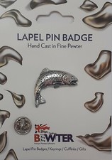 TROUT Fish Fishing Lapel Pin