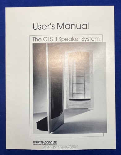 Original martin logan cls - martin,