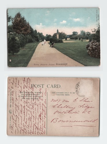 Vintage postcard gravesend - vintage,