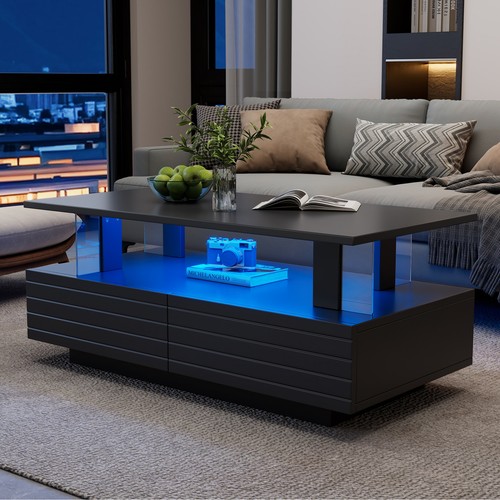 Coffee table storage rectangle - coffee,