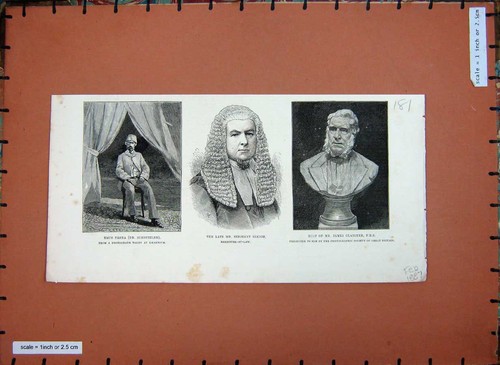 Original old antique - old, print