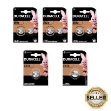 Duracell Battery CR2032 2025 2016 Coin 2430 2450 3V Cell DL BR Lithium Batteries