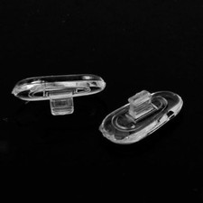 25 Pairs Replacement Silicone Nose Pads for Eye Glasses Sunglasses Push On