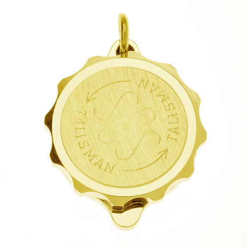 Sos talisman gold plated - sos,