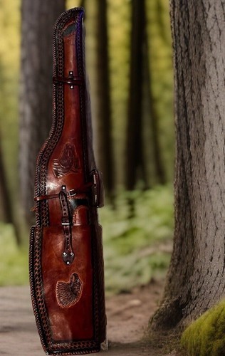 Unique leather shotgun - unique!,
