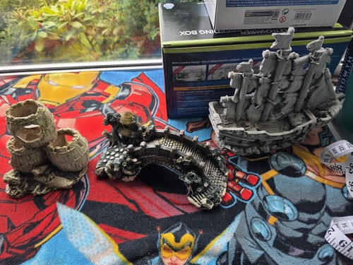 Aquarium ornaments bundle fish - aquarium,