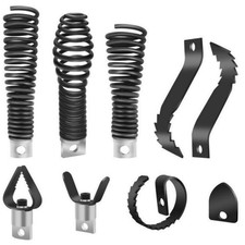 8PCS Steel Drain Snake Drill