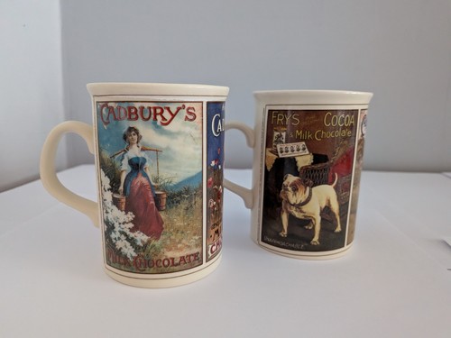 Pair vintage cadbury - pair,