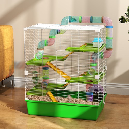 Pawhut hamster cage water - cage, w/