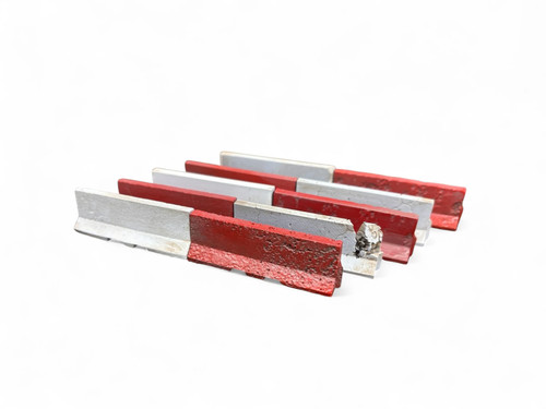 Model railway concrete jersey - concrete,