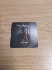 NHS Scotland - Mind To Mind - Mental Wellbeing - Beermat - 2025