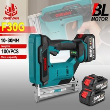 Heavy Duty Cordless Electric Nail Gun Straight Nailer Framing Woodworking Tool