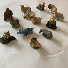 13 Wade Whimsies Figures Various - Bundle - Job Lot - Giraffe Monkey Dogs