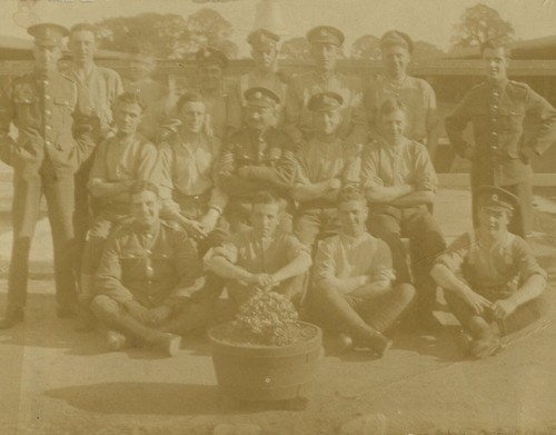 Military portrait group - , of