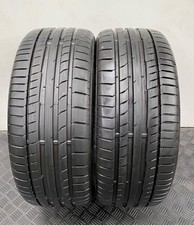 2X 225/40/R18 92Y XL CONTINENTAL CONTISPORT CONTACT 5 MO *6MM-7MM* TESTED TYRES