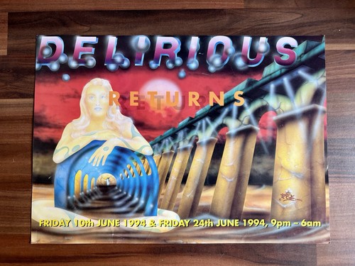 Delirious rave flyer a4 - ,,