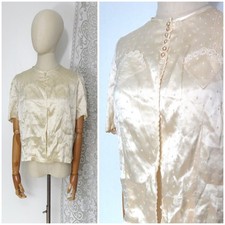 Vintage 1930 1940s Cream