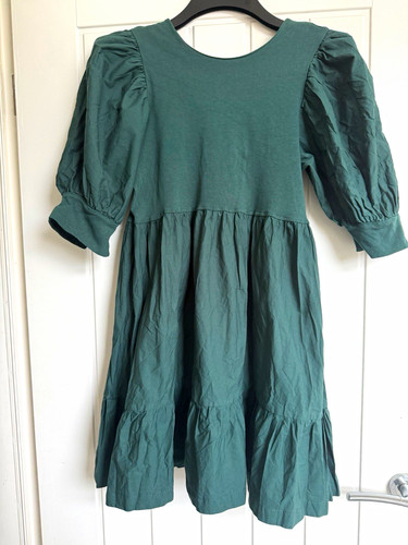 Zara mini dress - green, cotton