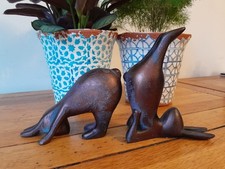 Pair of Yoga Bunnies Home or