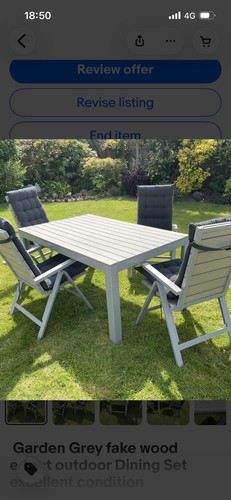 Garden table and reclining - garden,
