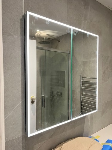 Led illuminated bathroom - illuminated,