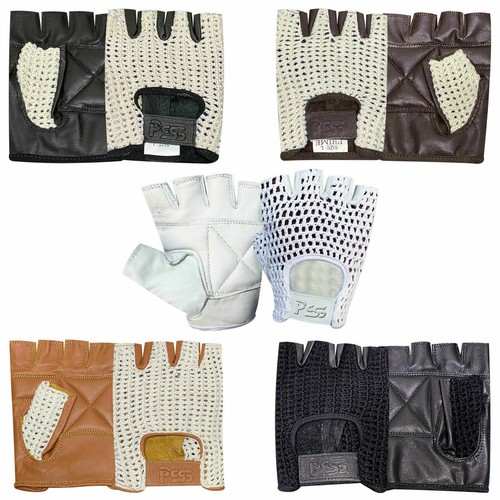 Leather padded net - leather, cycling