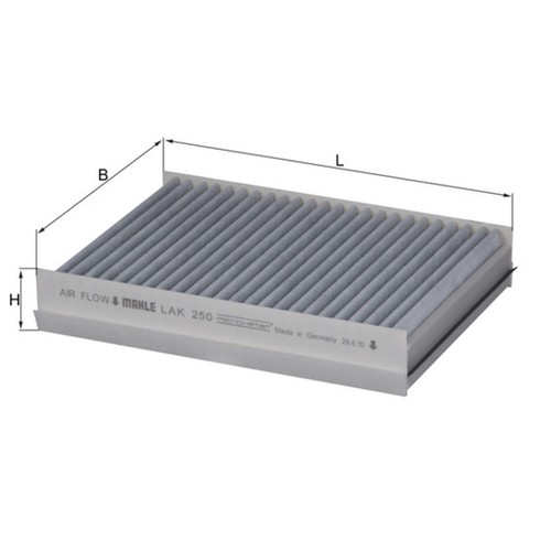 Cabin filter for - cabin, s-type