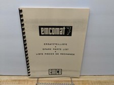 EMCO Emcomat 7 Spare Parts
