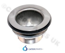 WASTE OUTLET FITTING FOR STAINLESS STEEL COMMERCIAL CATERING SINKS 42mm 1 1/2"