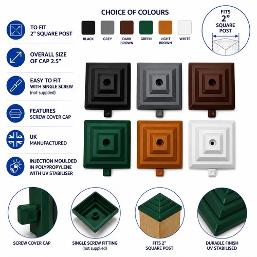 Made plastic fence post - made,