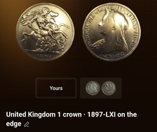 1897 QUEEN VICTORIA VEILED