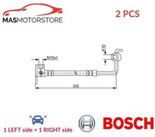 BRAKE HOSE LINE PIPE REAR