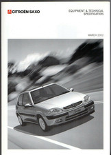 Citroen Saxo Specifications