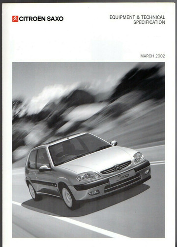 Citroen saxo specifications - saxo,