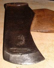 VINTAGE ELWELL # 7 FELLING / SPLITTING AXE WEDNESBURY FORGE 36" long 4.5" face