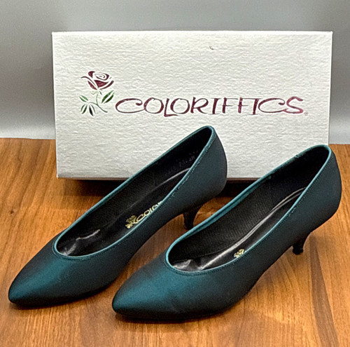 Coloriffics teal pointed toe - coloriffics,