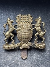 Westminster Dragoons, British Army Cap Badge.
