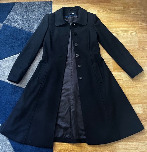 Black fit flare wool - h&m,