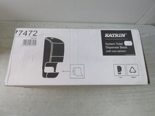 Katrin 77472 Inclusive System Toilet Dispenser With Core Catcher - Black