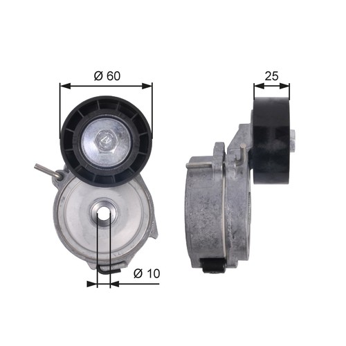 Gates t39126 belt tensioner - gates,