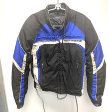 Frank Thomas Spirit Sport Collection Biker Jacket Armour Size M Blue/Black/White