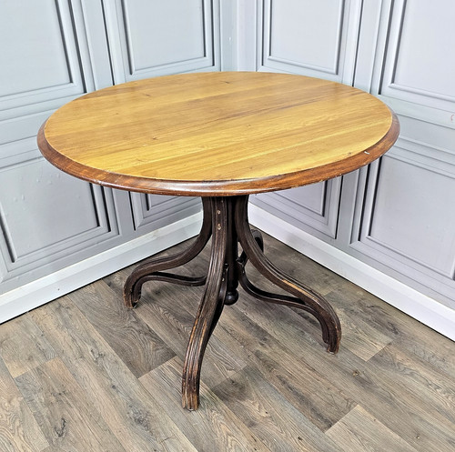 Vintage round bistro table - vintage,