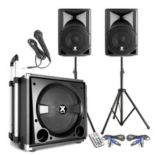Vonyx VX800BT Active PA Speakers 800W Bluetooth 2.1 Sound System